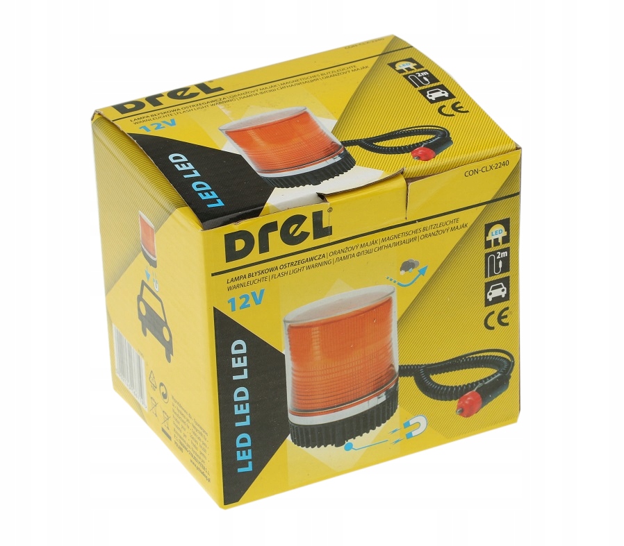 фото №2, Лампа попереджувальна світло kogut помаранчевий led