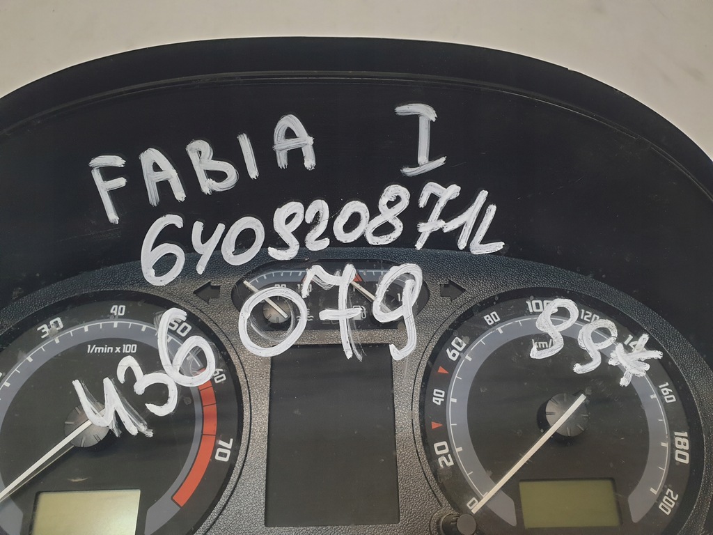 фото №5, Лічильник прилади skoda fabia i 6y0920871l
