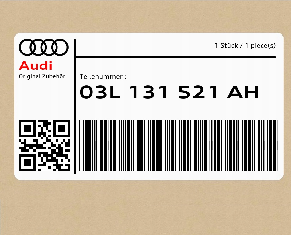 Купити Трубка з'єднувальна audi a4 a6 q5