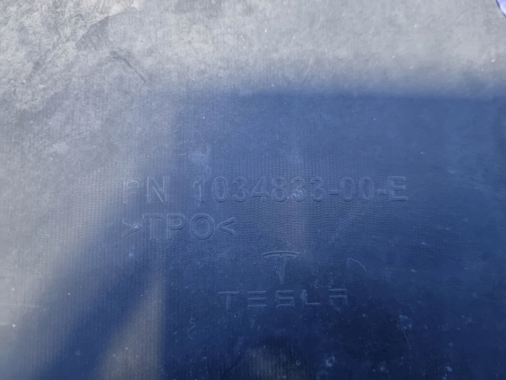 фото №8, Tesla model x плита нижняя усилитель бампера передний oem 1034833-00-e