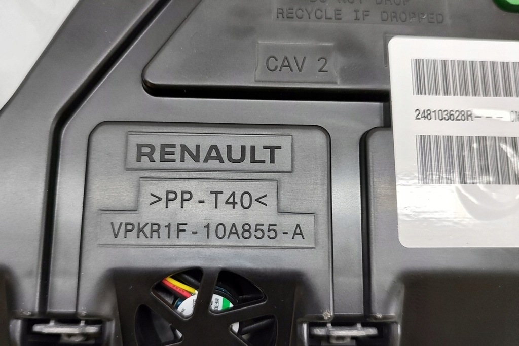 фото №9, Renault zoe набір індикаторів спідометр 248103628r електрика 2020