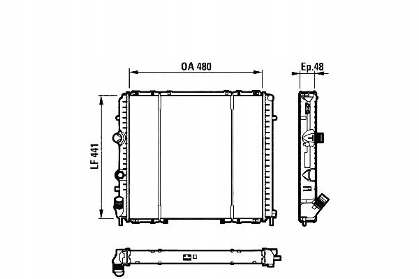 Радіатор renault води kangoo valeo Ціна