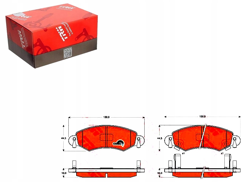фото №2, Гальмівні колодки ham. opel p. agila 00-
