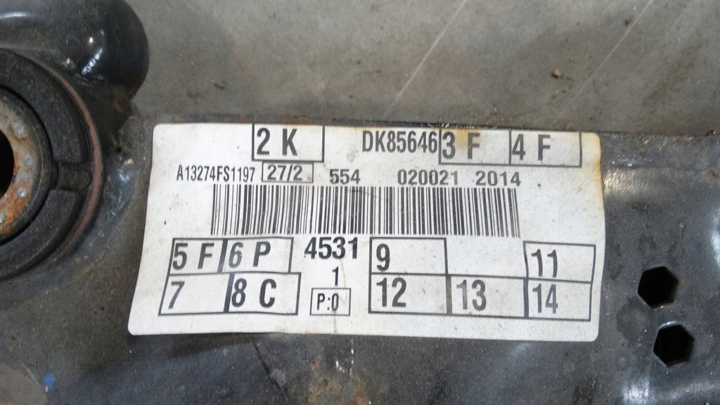 фото №4, Подрамник подрамник ford focus mk3 1.0tb 13r hb