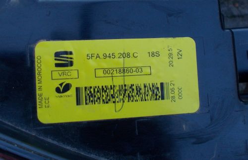 фото №4, Seat leon iv 5fa hb led права задня лампа