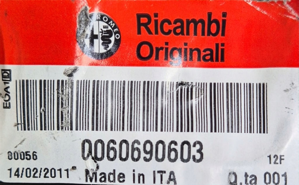 фото №3, Кронштейн петля капот левый alfa romeo 159 brera spider оригинальный номер 60690603