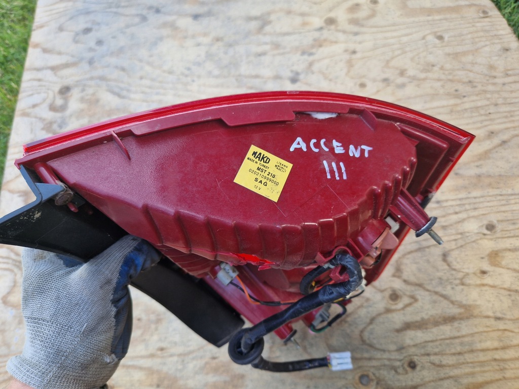 фото №12, Лампа правий задня hyundai accent iii 4d sedan