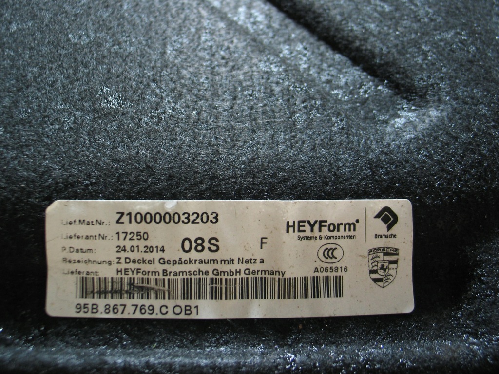 фото №9, Полиця багажника porsche macan 95b867769c