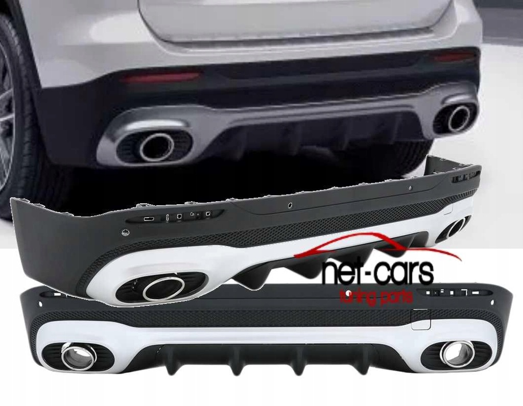 фото №1, Диффузор спойлер насадки mercedes glb suv x247 amg