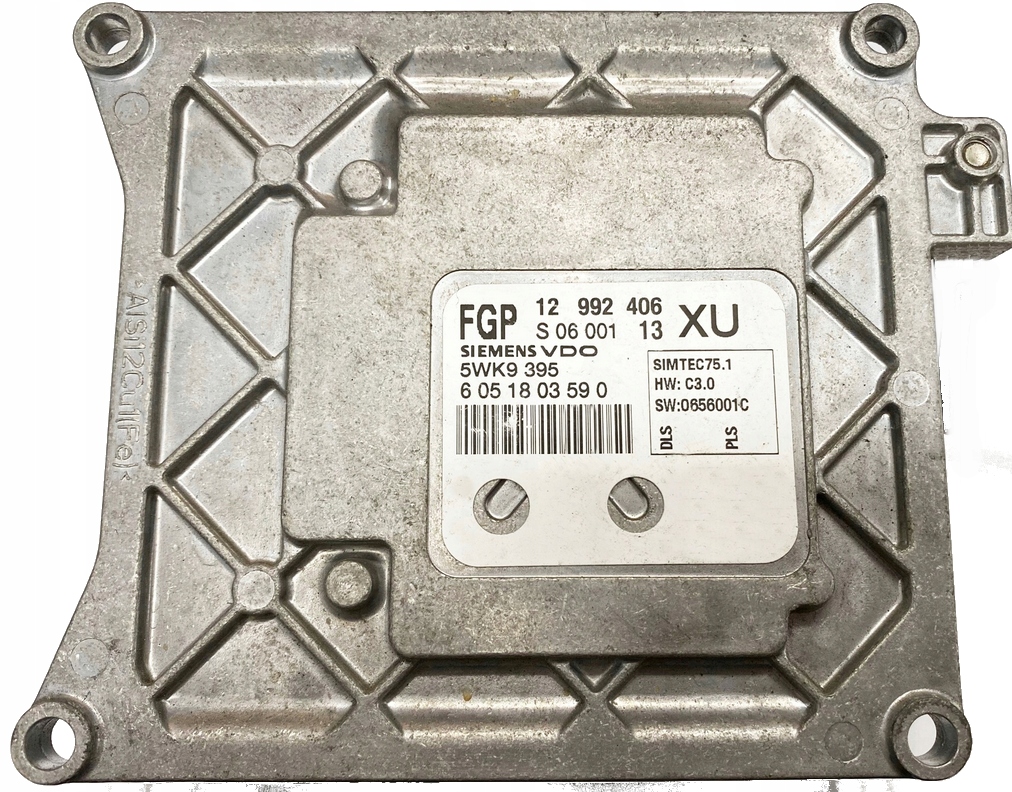 Купити Бортовий комп'ютер ecu opel zafira b 1.8 12992406 5wk9395 +pin
