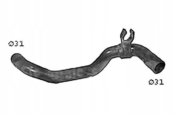 Шланг радиатора воды renault clio 2 1.9 d kango Цена