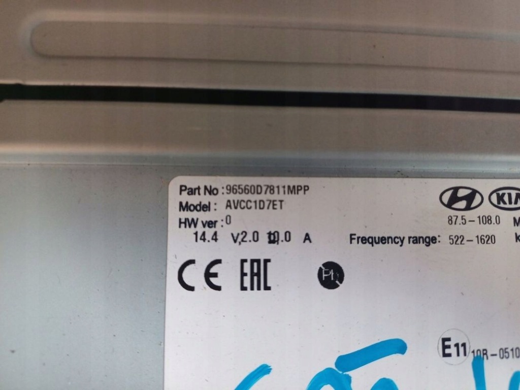 фото №7, Радіо навігація hyundai tucson iii 15-21r 96560d7811mpp