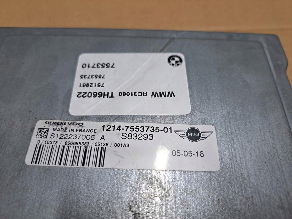 Бортовой компьютер двигателя mini r50 r52 1.6 1214-7553735-01 Доставка