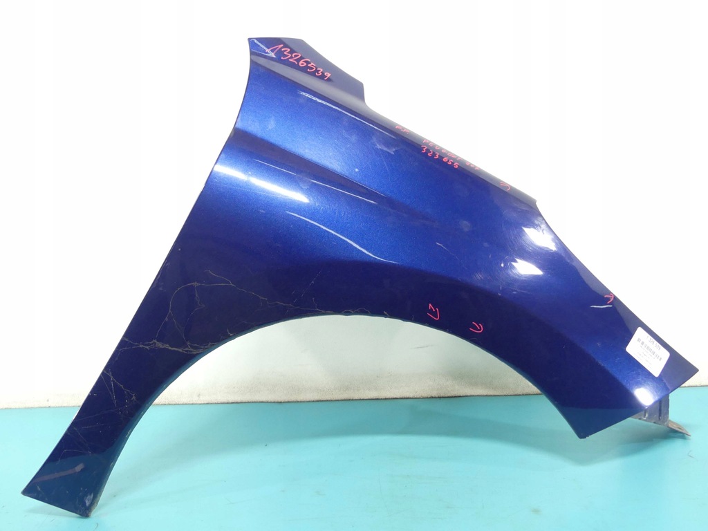 фото №1, Крыло перед правый peugeot 207 granatowy kpl