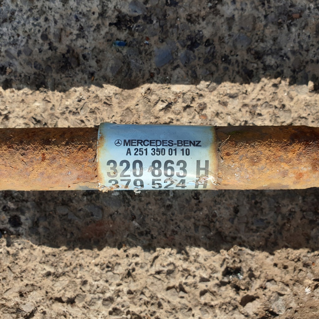 фото №3, Mercedes-benz оригінальний номер a2513500110 привідний вал