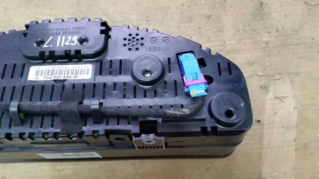 фото №11, Прилади лічильник vw transporter t5 2.5tdi 7h0920850m