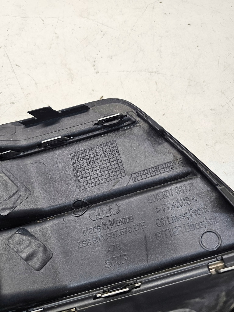 фото №11, Решётка решётка радиатора бампера левая audi q5 fy 80a807681b