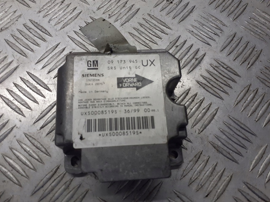 фото №1, Модуль подушка безопасности opel omega b 09173945