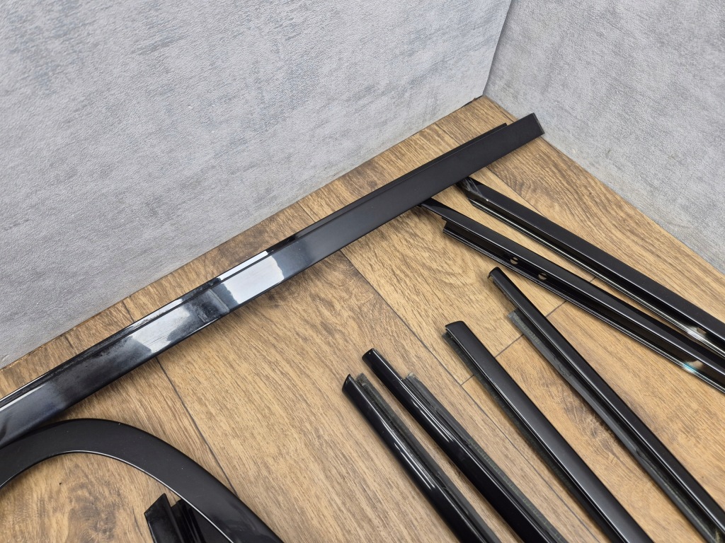 Bmw 5 f10 накладки shadowline m-pakiet высокий блеск чёрные полный набор Оригинал