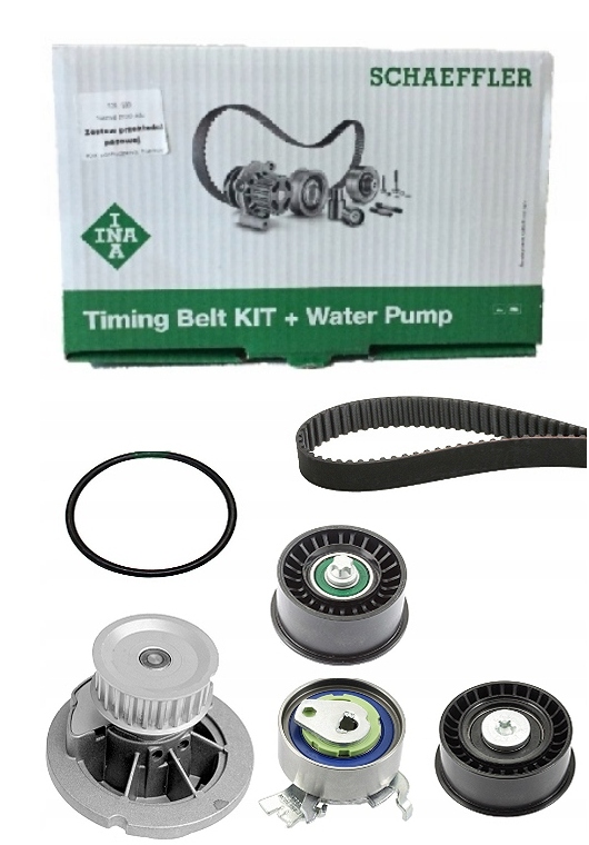 фото №13, Грм kpl./rolka+ ремінь+ болт/ 1.4 530033510 ina