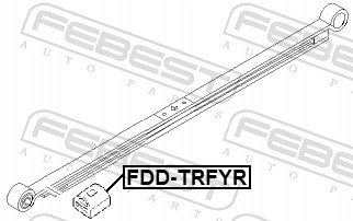 фото №3, Febest відбійник ресора задня