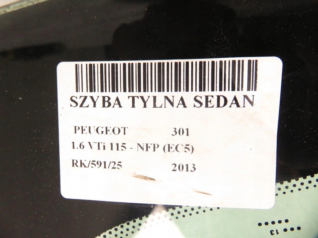 фото №7, Скло задня peugeot 301 sedan