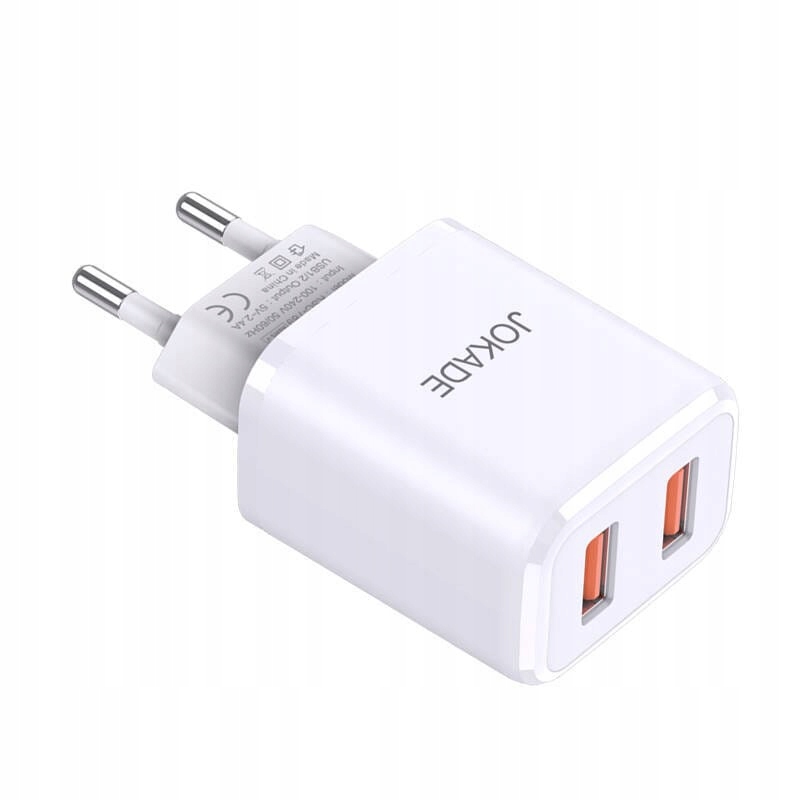 фото №10, Зарядное устройство сетевая 5v/3a 2x usb jokade dual port smart eu
