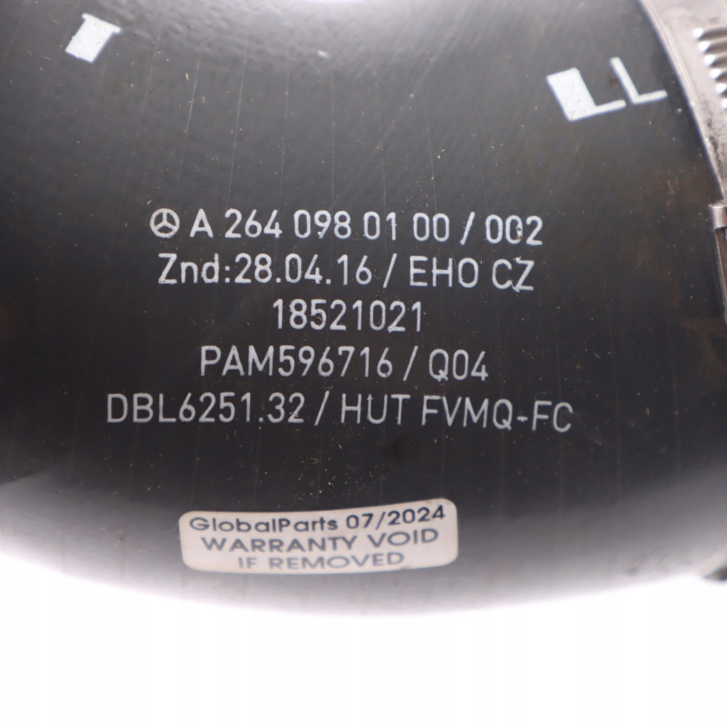 Mercedes w205 m264 труба патрубок інтеркулер a2640980100 в Україні