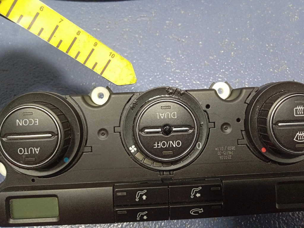 фото №8, Vw passat b6 панель переключатель кондиционера обдув