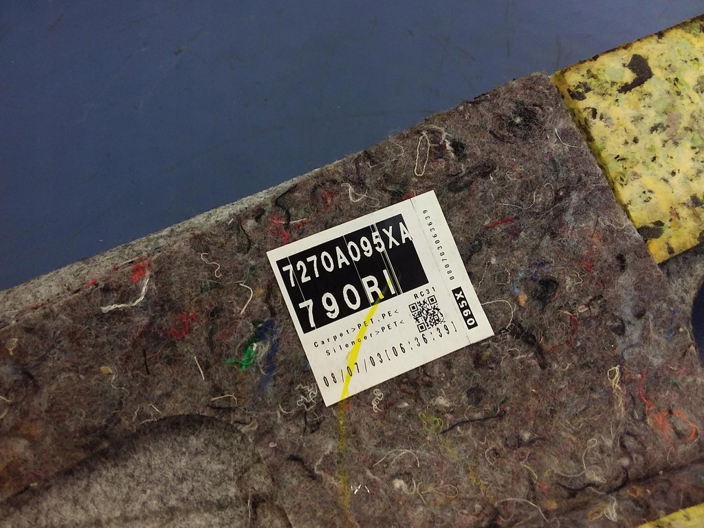 фото №5, Mitsubishi outlander ii килимок обшивка багажника