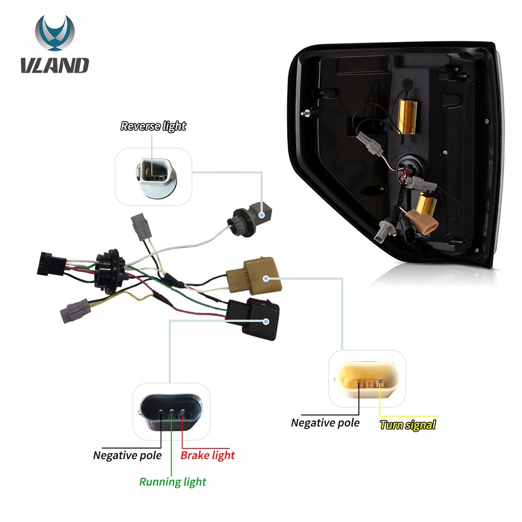 фото №8, Лампа лампы задняя l + r led vland комплект тонированные ford f150 f-150 2009-2014