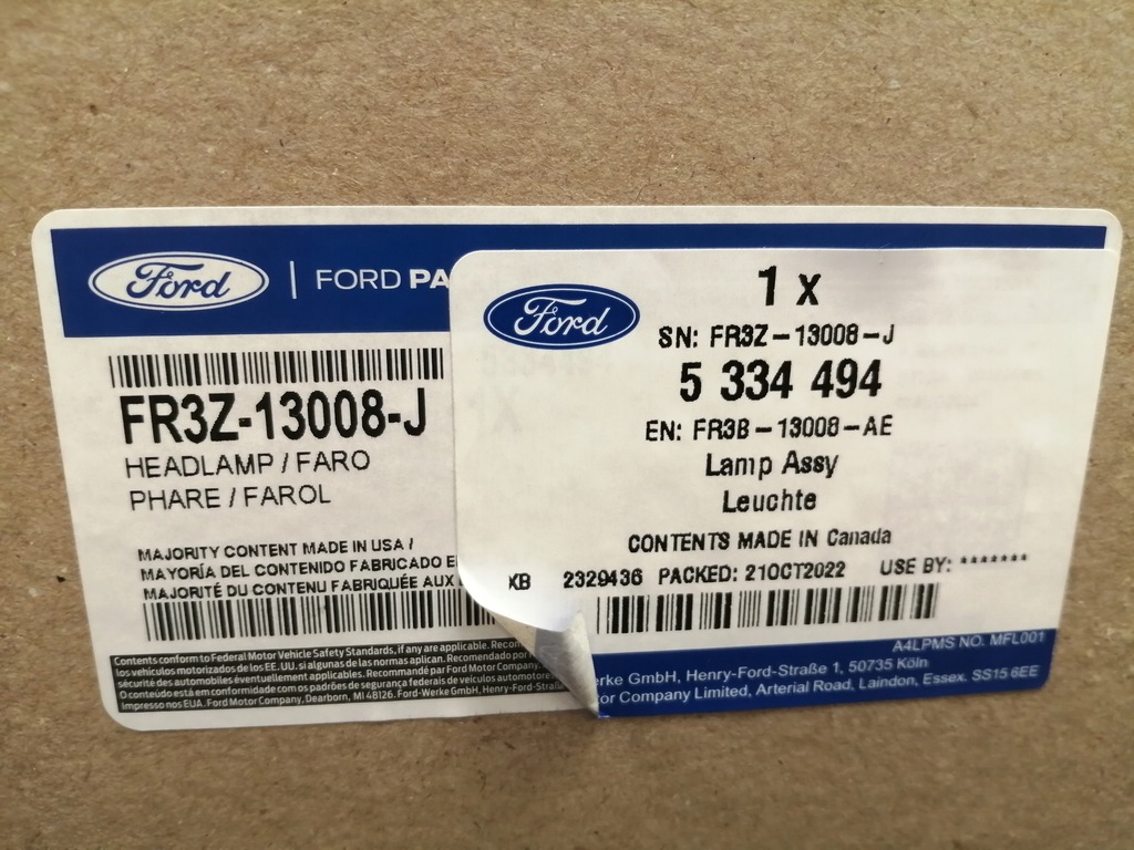 фото №13, Фара ксеноновый правый ford mustang 5334494