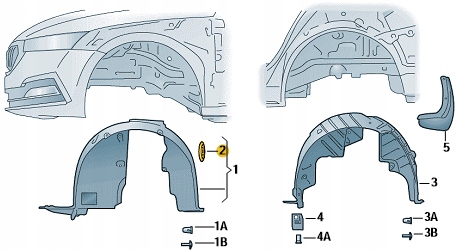 фото №3, Заглушка подкрылок перед skoda kamiq rapid scala