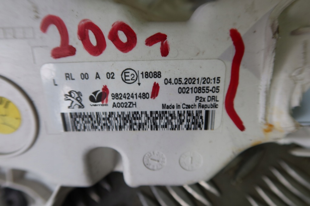 фото №11, Протитуманна фара лівий peugeot 208 ii 9824241480 uszk.
