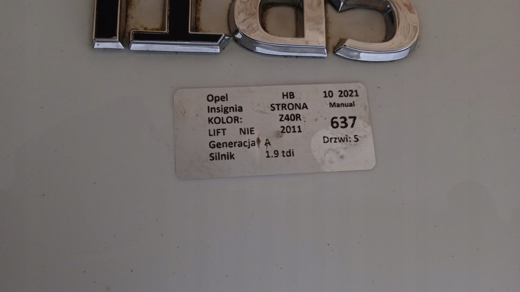 фото №11, Opel insignia a hb кришка багажника задня z40r скло