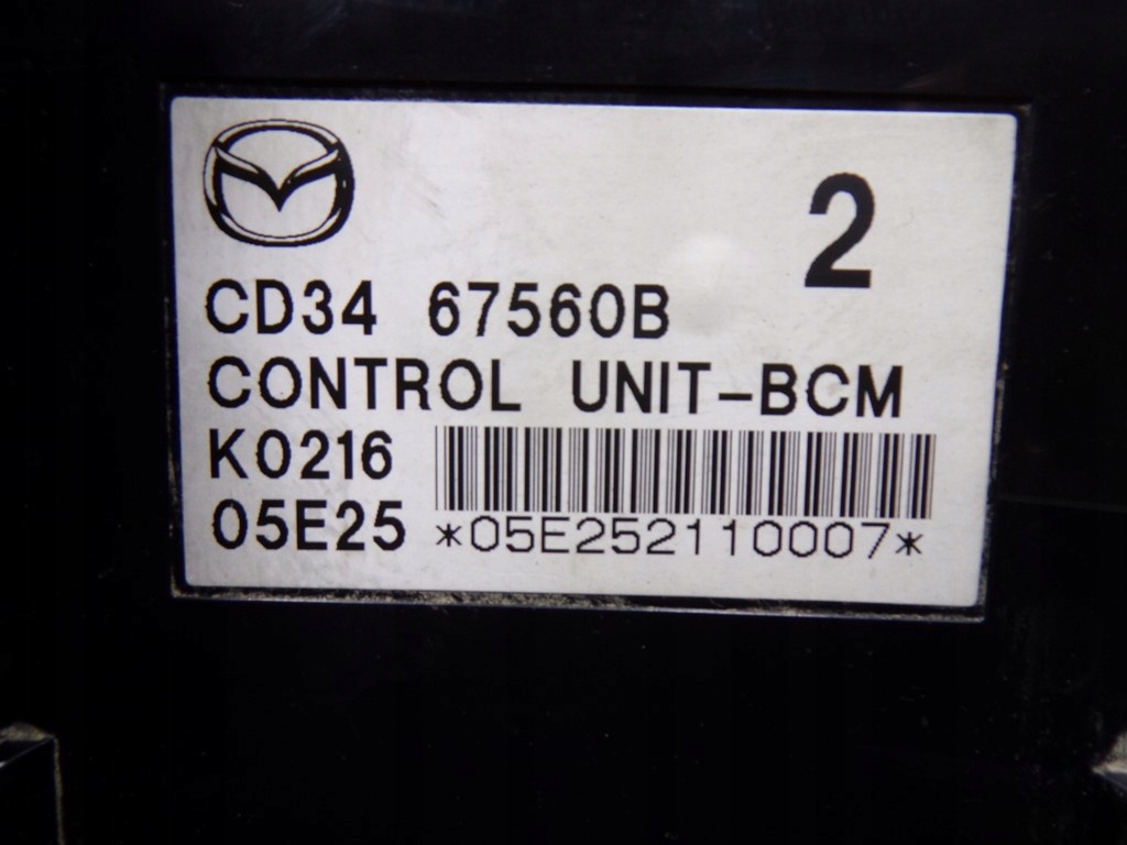 фото №6, Mazda 5 2.0 citd блок керування модуль комфорту cd34 67560b