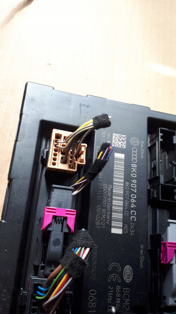 фото №6, A4 b8 s4 модуль блок управления комфорта 8k0907064cc