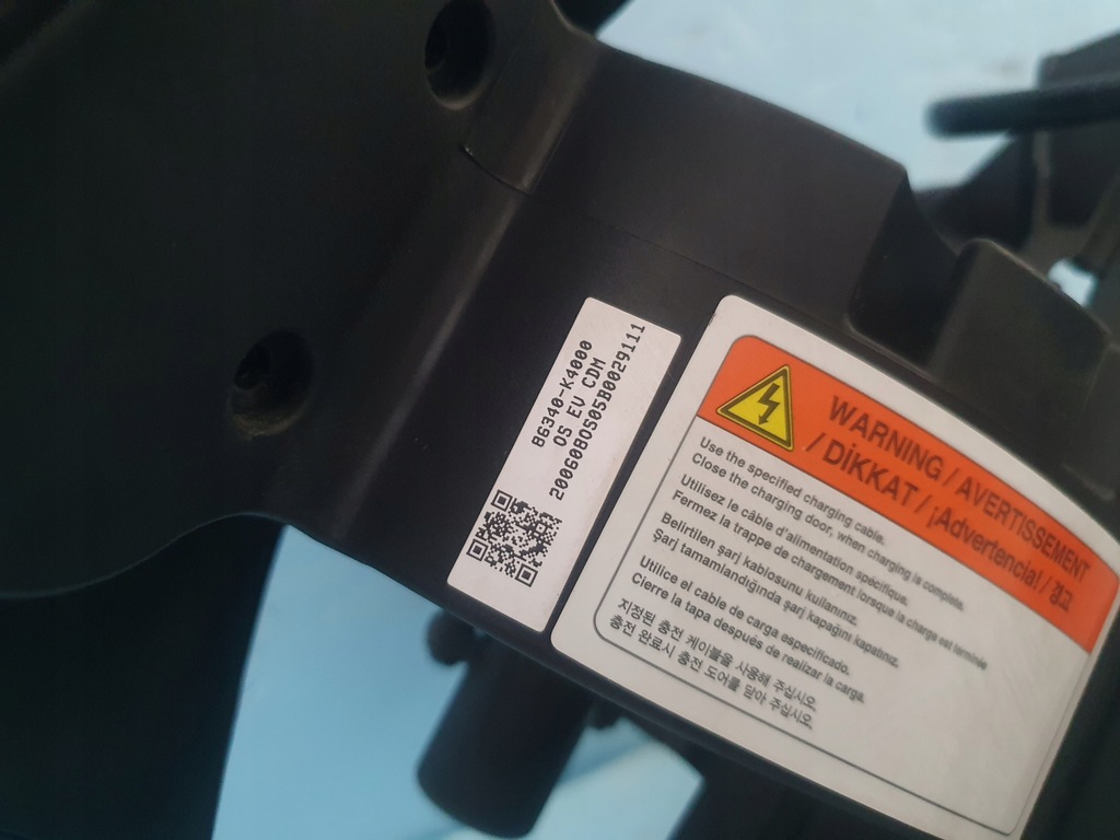 фото №6, Роз'єм вхід заряджання hyundai kona electric