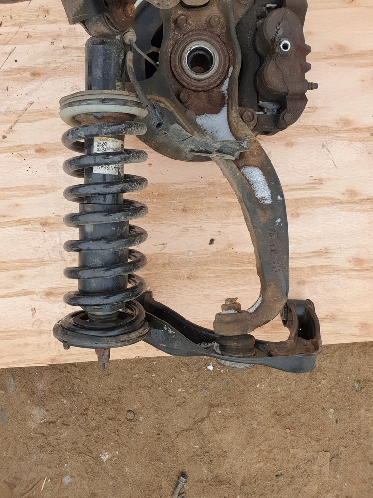 фото №7, Navara d23 np300 alaskan поворотный кулак левый перед амортизатор рычаги