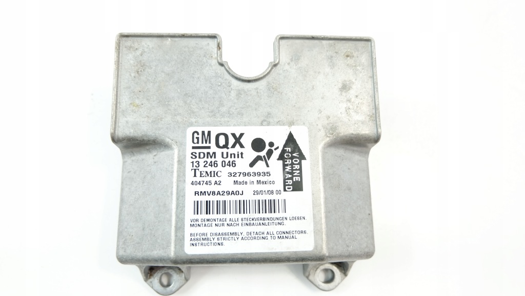 фото №1, Opel zafira b модуль блок управления подушек 13246046