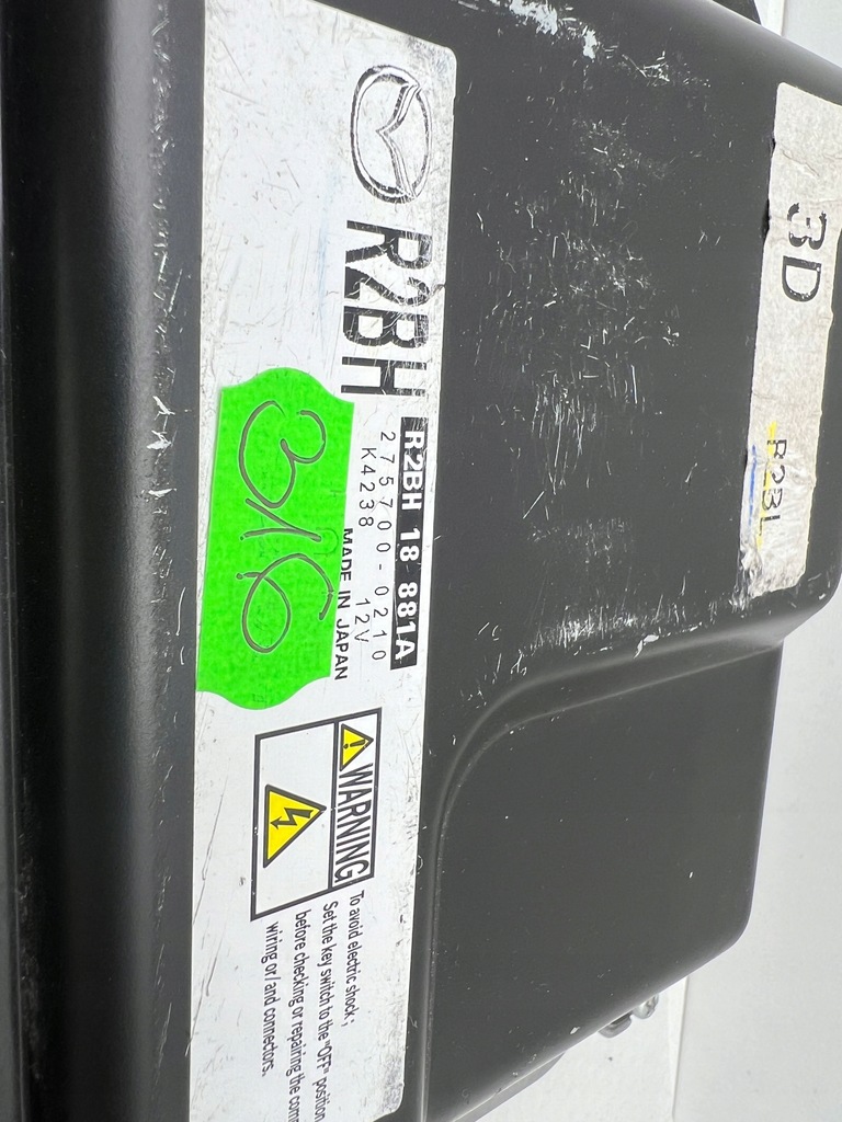 фото №2, Бортовий комп'ютер двигуна mazda ecu mazda 6 r2bh r2bh18881a 275700-0210