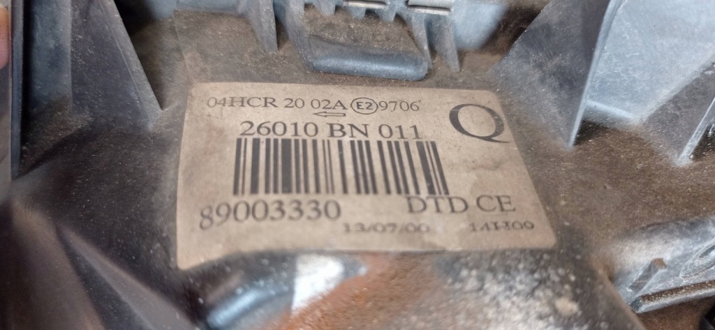 фото №2, Nissan almera фара перед передний правый