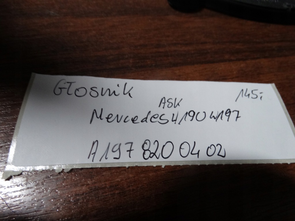 Idealny динамик ask mercedes w190 w197 1 Оригинал