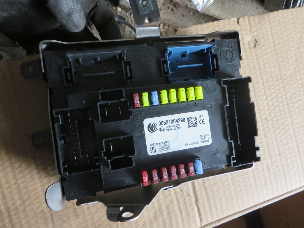 фото №1, Fiat 500x jeep renegade модуль коробка bsi 00521304290 x