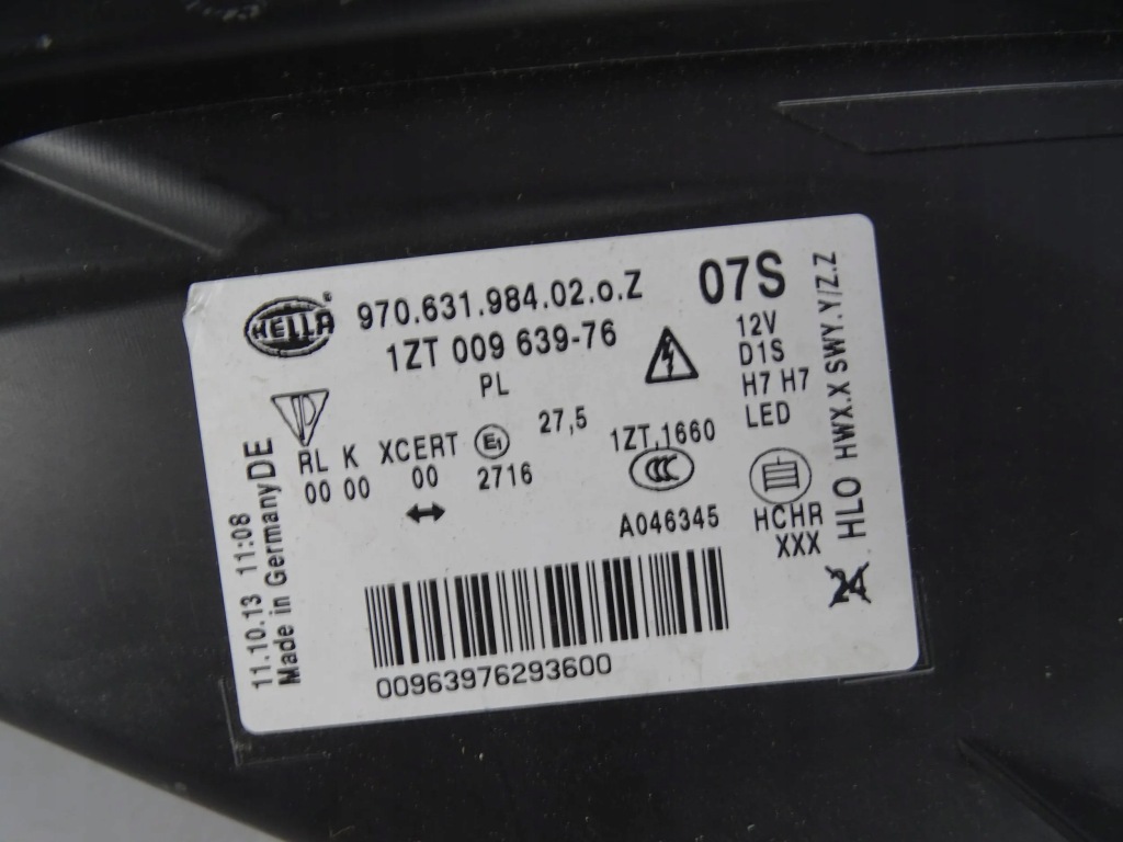 фото №9, Лампа перед передня права porsche panamera 970 turbo gts тонована led