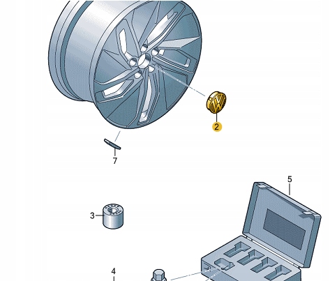 фото №10, Volkswagen id.4 e21 защита ступица колеса средняя 10a601171awa