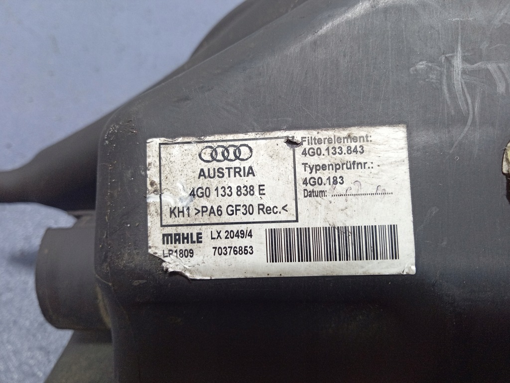 фото №5, Audi a6 c7 3.0 tdi корпус фильтра воздуха