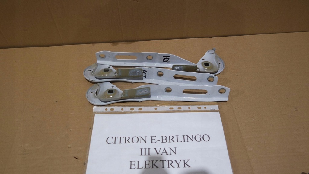 фото №4, Петля петли капот citroen e-berlingo iv rifter combo proace 2023r.