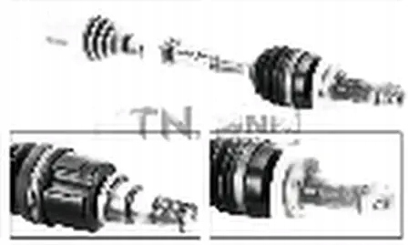 фото №1, Приводной вал левый перед dk77.022 snr suzuki sx4 i