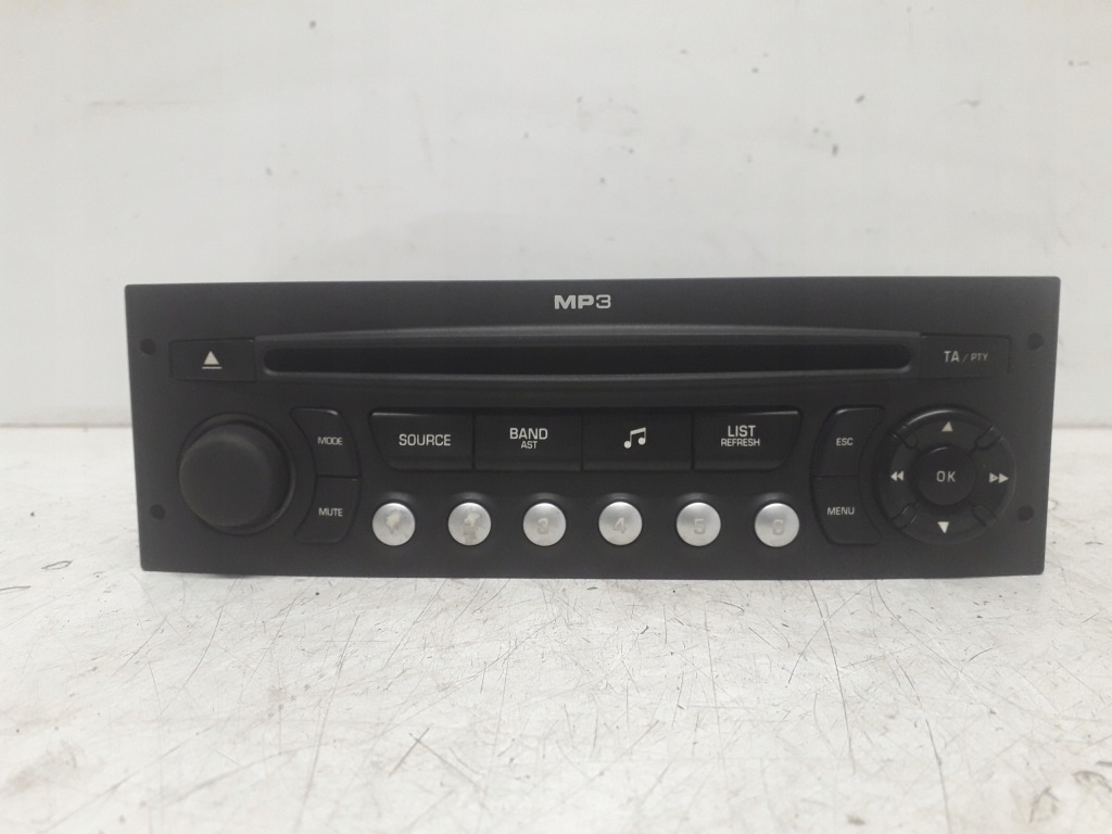 фото №3, Citroen c4 picasso 06-13 радиопроигрыватель cd mp3 96646223xt00